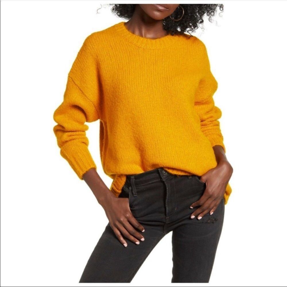 Cotton Emporium Easy Rib Trim Sweater Size Small